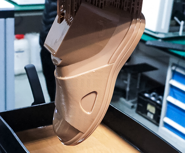 Impressão 3D para o molde de calçado