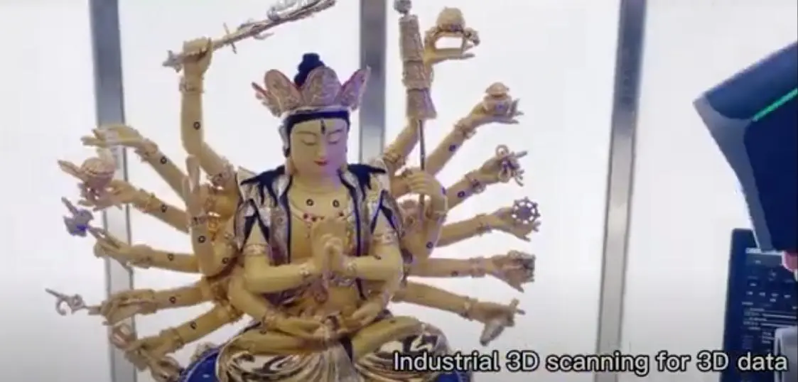 Estátua única de Buda é replicada pela impressora SLA UnionTech